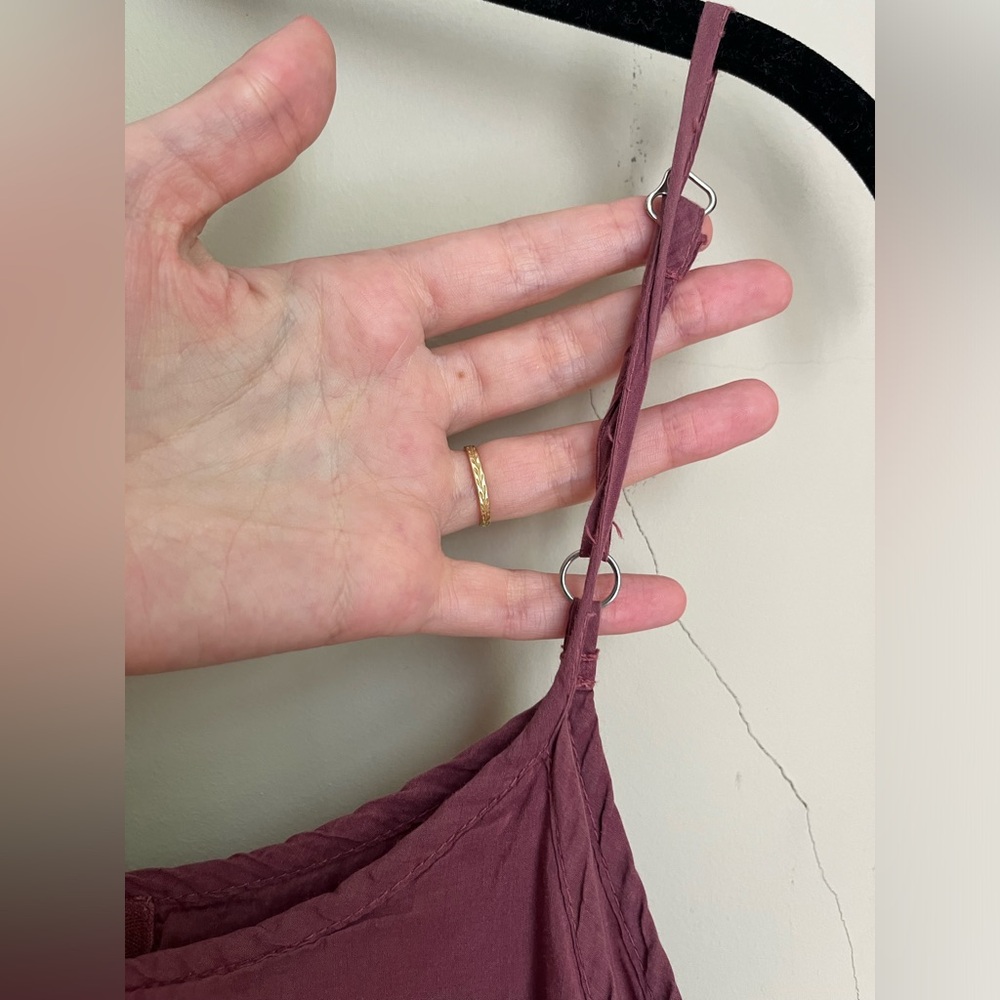 CP SHADES mauve cotton silk sundress - Picture 7 of 14